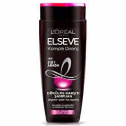 Elseve Şampuan L'Oréal Paris Komple Direnç Dökülme Karşıtı 2'si 1 Arada Şampuan 450 ml