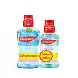 Colgate Plax Nane Ferahlığı 500 ml Taze Nane Ağız Bakım Suyu Seti 250 ml 2'li