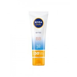 Nivea Sun Cilt Tonu Eşitleyici BB Krem UV Güneş Yüz Kremi SPF 50+ Çok Yüksek Koruma 50 ml