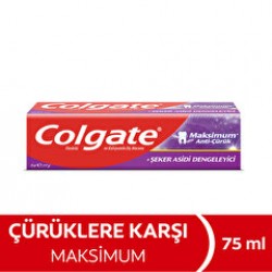 Colgate Diş Macunu Maksimum Anti Çürük 75 ml