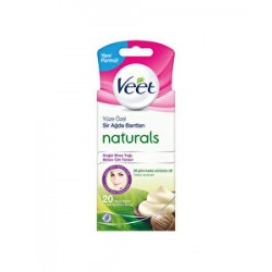 Veet Yüz Ağda Bandı Natural 20'li