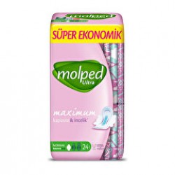 Molped Hijyenik Ped Ultra Normal Süper Eko 24'lü