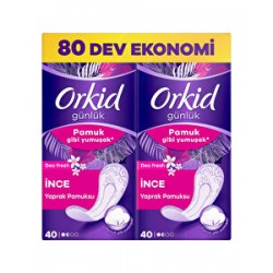 Orkid Günlük Ped Yaprak Pamuksu Deo Fresh 80'li