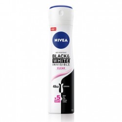 Nivea Black & White Invisible Clear Bayan Deo Sprey 150 ml