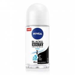 Nivea Black&White Pure Bayan Roll-On 50 ml