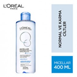 L’Oréal Paris Micellar Kusursuz Makyaj Temizleme Suyu Normal Ciltler 400 ml