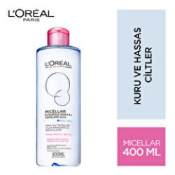 L’Oréal Paris Micellar Kusursuz Makyaj Temizleme Suyu Hassas Ciltler 400 ml