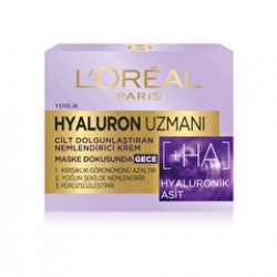 L’Oréal Paris Nemlendirici Krem Gece Hyaluron Uzmanı Cilt Dolgunlaştıran 50 ml