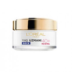 L’Oréal Paris Yaş Uzmanı 40+ Kırışıklık Karşıtı Sıkılaştırıcı Gece Kremi 50 ml