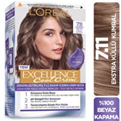 L’Oréal Paris Excellence Cool Creme Saç Boyası Ekstra Küllü Kumral 7.11