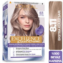 L’Oréal Paris Excellence Cool Creme Saç Boyası Ekstra Küllü Sarı 8.11