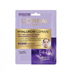 L’Oréal Paris Nemlendirici Maske Hyaluron Uzmanı Cilt Dolgunlaştıran 32 gr