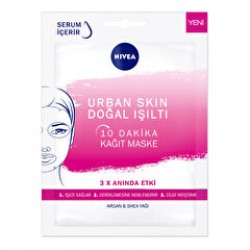 Nivea Doğal Işıltı Kağıt Yüz Bakım Maskesi 10 Dakika Urban Skin 28gr