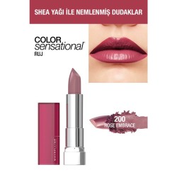 Maybelline New York Color Sensational Ruj 200 Rose Embrace