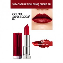 Maybelline New York Ruj - Color Sensational Lipstick 547 Pleasure Me Red